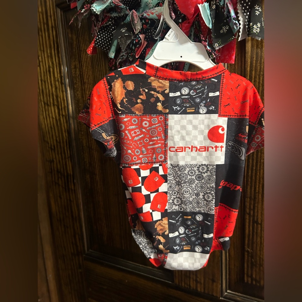 Special made 0-3 months pull over onesie - Carhartt- Snap-On